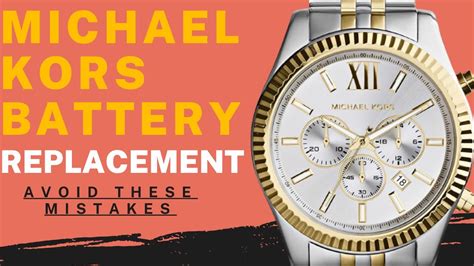 michael kors 5166 battery|Michael Kors watch battery.